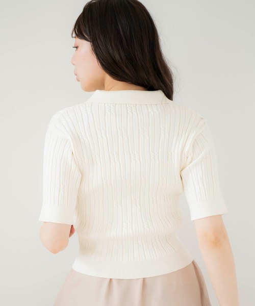 Noela - 完売ニット ノエラ Noela セーラーカラーマリンニット （ネイビー