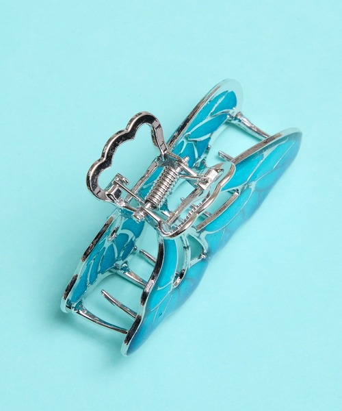 ヘアクリップ　レース/denim No.727 ヘアクリップ レース/denim No.727-直営 店を探すなら