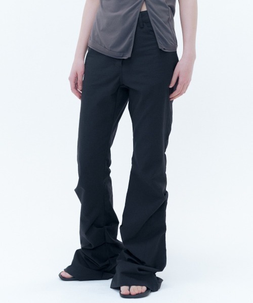 MISEKI SEOUL ■ Shirring bootscut pants パンツ MISEKI SEOUL | Shirring bootscut pants - Buyee, an Online