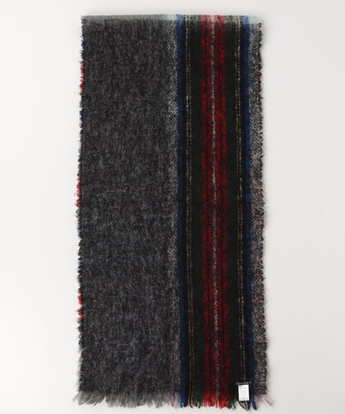 Faliero Sarti」 チェック柄ストール - グレー レディース