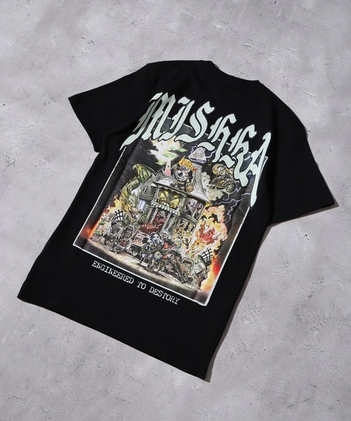 MISHKA（ミシカ） tシャツ グラフィックプリントTシャツ メンズ