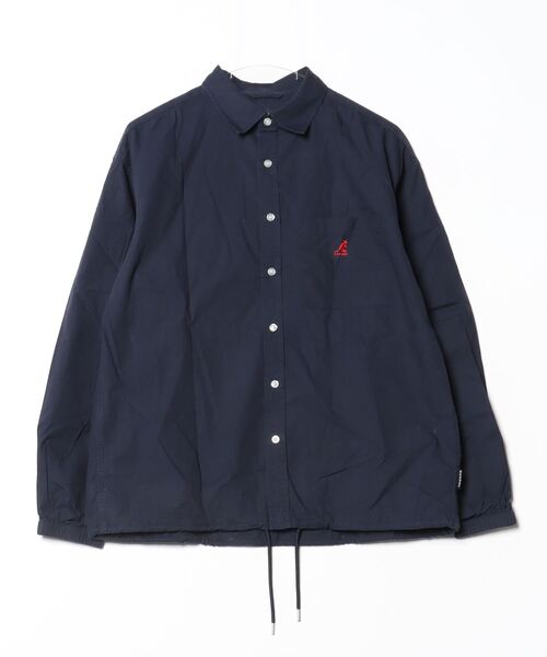 送料無料 店舗 KANGOL メンズ ネイビー M コーチジャケット 「KANGOL」 ジャケット
