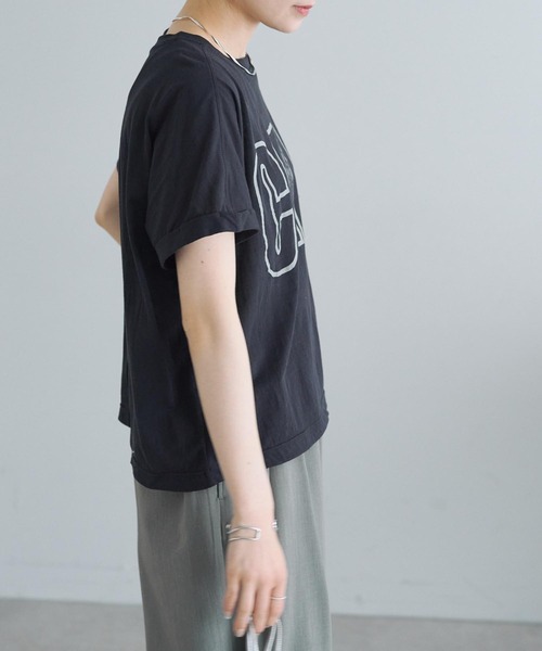pual ce cin tシャツ コットンナイロンシアーロゴTシャツ
