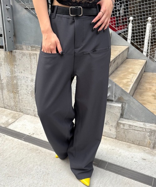 WHO'S WHO gallery スラックス パンツ 「低身長・高身長対応/3サイズ