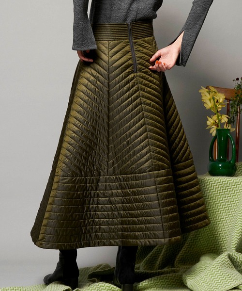メゾンスペシャル　フレアスカート MAISON SPECIAL スカート Gather Flare Skirt/ギャザーフレア