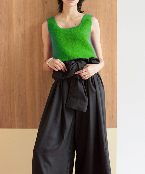 「leinwande」 ニットベスト ONE SIZE ネイビー レディース leinwande 「leinwande」 ニットベスト ONE SIZE ネイビー