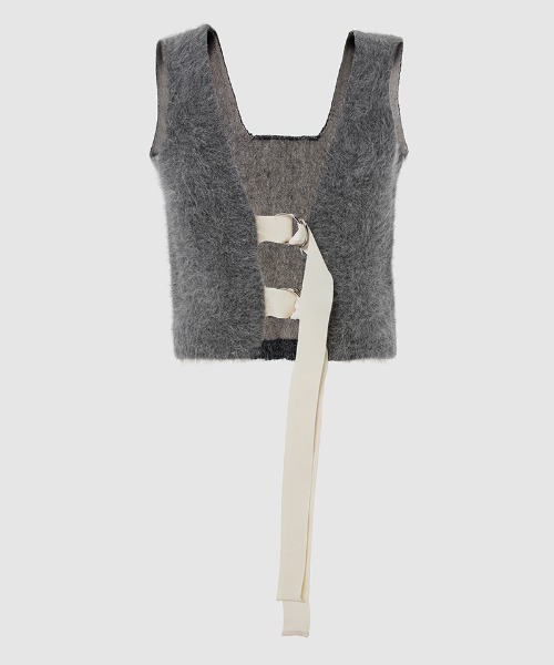 「leinwande」 ニットベスト ONE SIZE ネイビー レディース leinwande 「leinwande」 ニットベスト ONE SIZE ネイビー