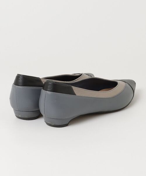 「ODETTE E ODILE」 フラットパンプス 22.5cm グレー レディース