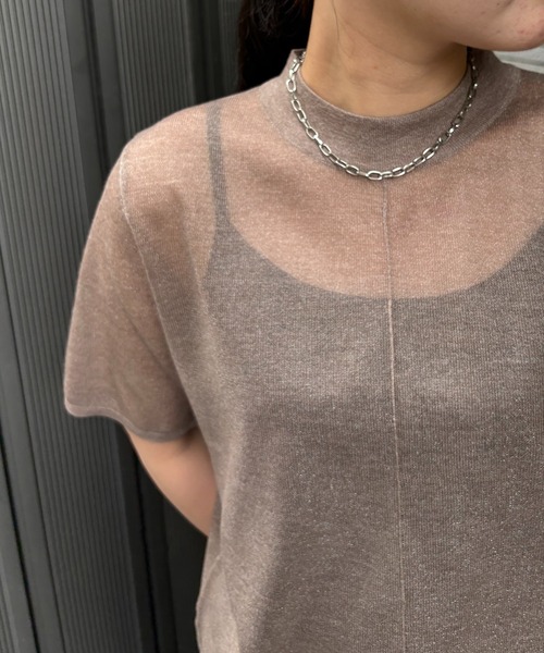 ニット セーター 「＆g'aime」バックデザインニット　Back Design Knit レディース &g'aime ニット セーター 「＆g'aime」バックデザインニット