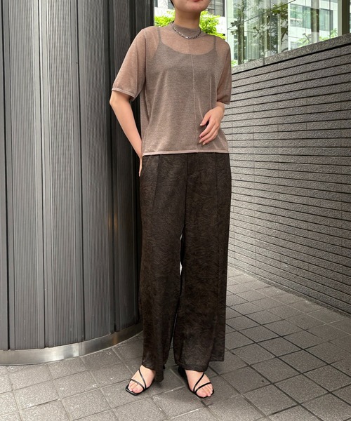 ニット セーター 「＆g'aime」バックデザインニット　Back Design Knit レディース &g'aime ニット セーター 「＆g'aime」バックデザインニット