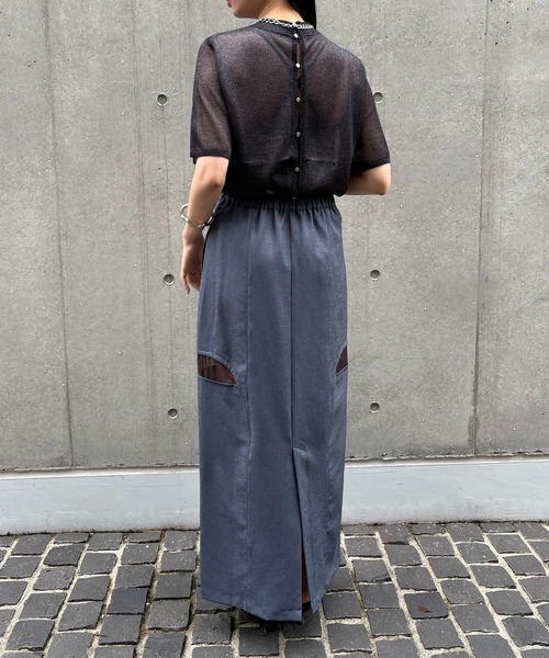 ニット セーター 「＆g'aime」バックデザインニット　Back Design Knit レディース &g'aime ニット セーター 「＆g'aime」バックデザインニット