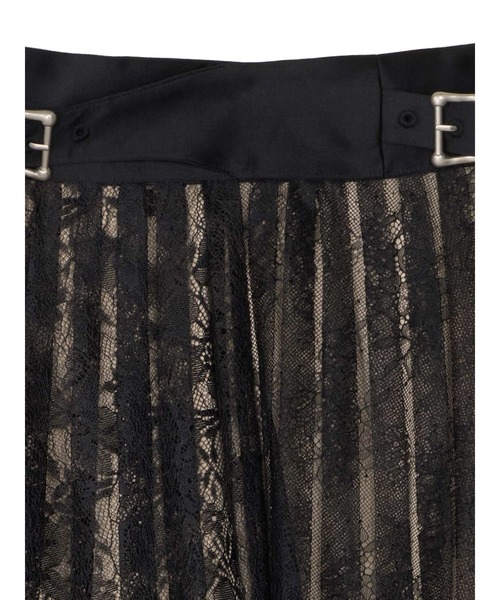 Ameri（アメリ） スカート LAYERED LACE PLEATS SKIRT : ZOZOTOWN