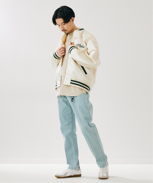 SKOOKUM（スクーカム） スタジャン LARGE アイボリー メンズ