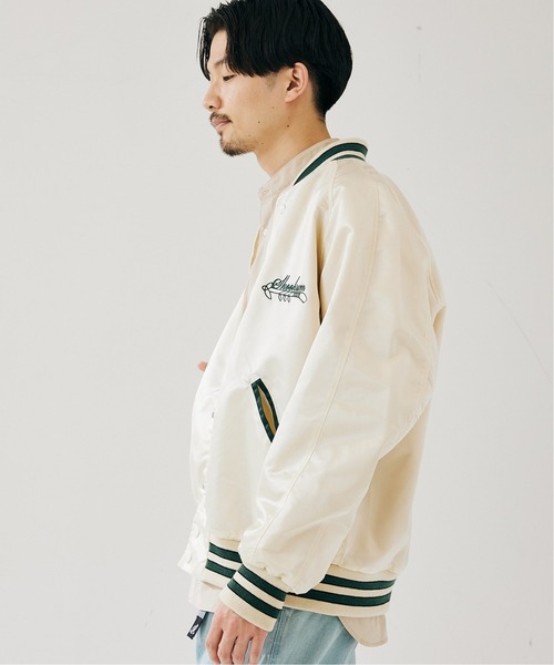 SKOOKUM（スクーカム） スタジャン LARGE アイボリー メンズ