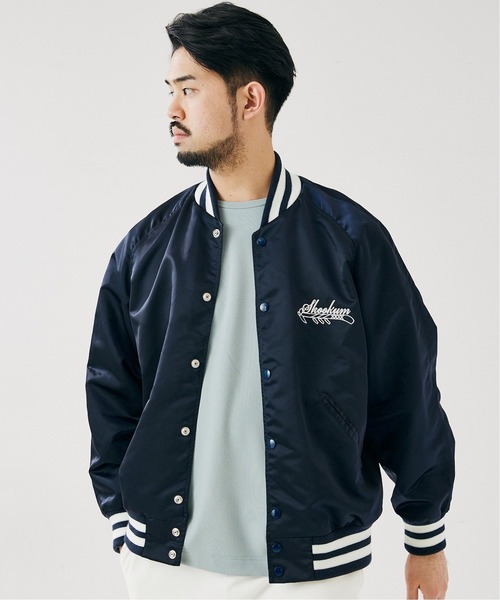 SKOOKUM（スクーカム） スタジャン LARGE アイボリー メンズ