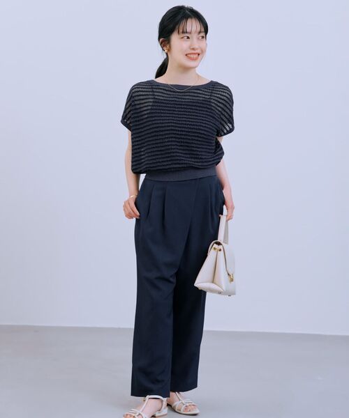 COHINA（コヒナ） パンツ 「速乾」アシメタックアジャストテーパード