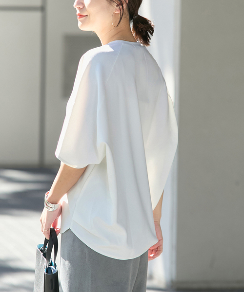 tシャツ 「追加3」「接触冷感」クールタッチ ORIGAMI Sleeveプルオーバー レディース