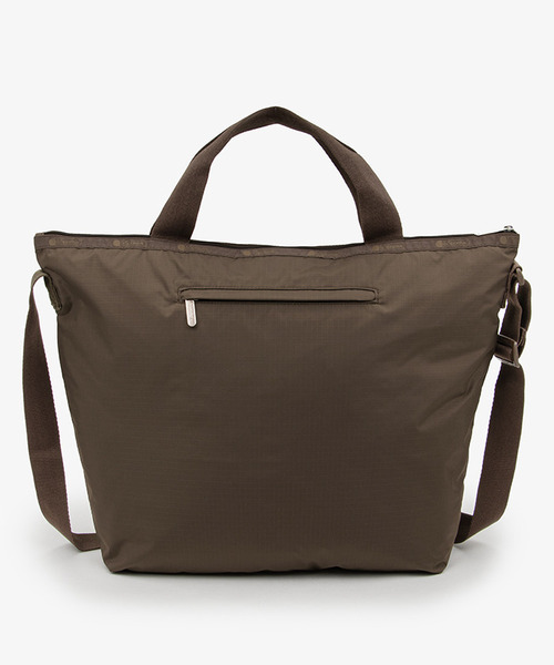 美品　レスポー　バックパック／トート　ダークグレー LeSportsac トートバッグ DELUXE ZIPTOP TOTE ダーク