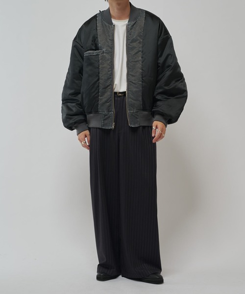 【完売品】 Luis オーバーサイズノーカラーMA-1 Lui's オーバーサイズ ノーカラーMA-1 完売品 - メルカリ