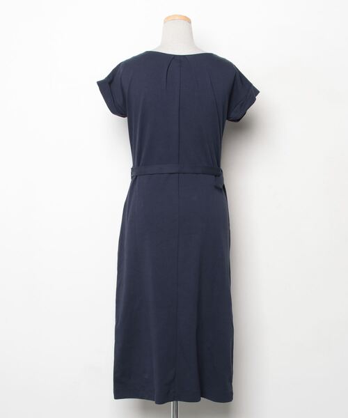 「index」 半袖ワンピース 34 ネイビー レディース_画像2