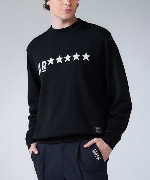 Archivio ロゴニットセーター archivio（アルチビオ） セーター ニット 「MENS」「メンズ」ウール混