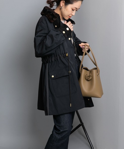 Eimee Law 袖口ロゴテープアシメチェックジャケット Mサイズ Eimee Law