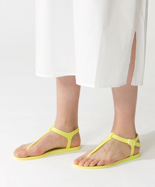 「ECOALF」 フラットサンダル 36 グリーン レディース_画像4