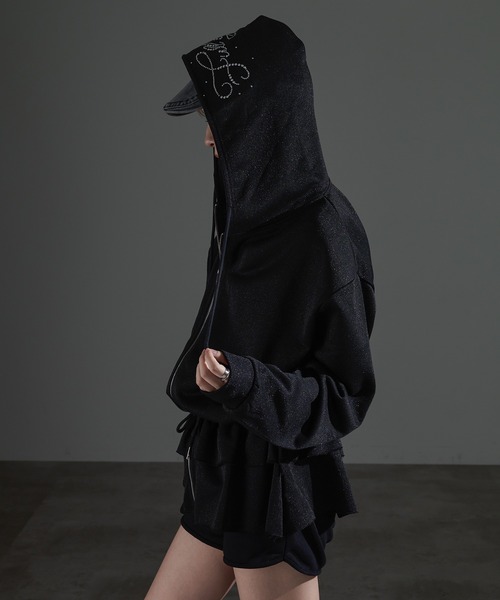 apres jour mignon（アプレジュールミニョン） パーカー フリル付き