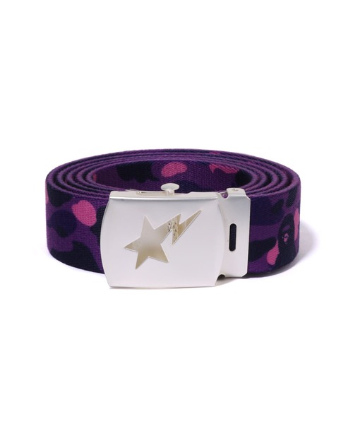 A BATHING APE バックル ベルト BAPE GI BELT | bape.com