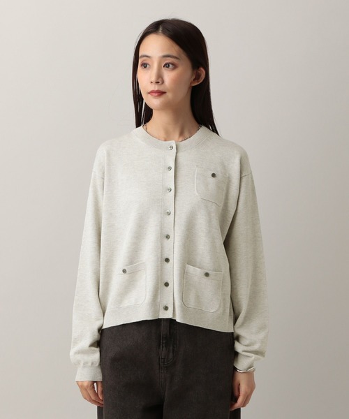 GLOBAL WORK カーディガン MATINEE LINE/Levitaクルーカーディガン