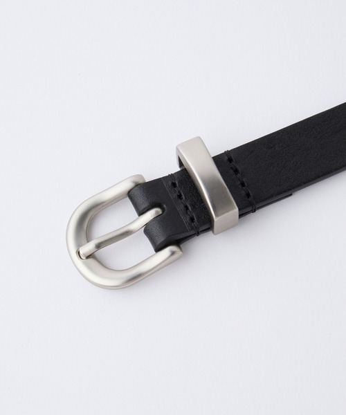 LUENNA ベルト 「LUENNA」Basic Leather Narrow Belt / ベーシック