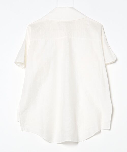 「AVIE」 半袖ブラウス 38 ホワイト レディース_画像2