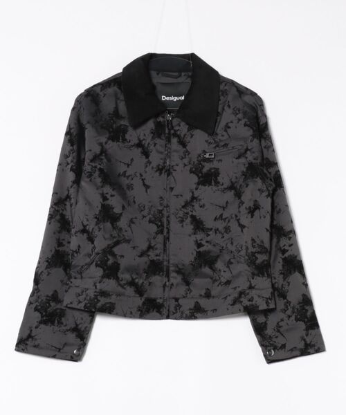 Desigual（デシグアル） ブルゾン アウター フロック加工 フラワー