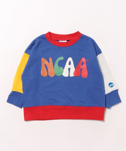 NCAA トレーナー 「NCAA」別注バイカラースウェット/KIDS(80〜120cm