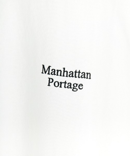「Manhattan Portage」 半袖Tシャツ X-LARGE ブラック レディース_画像6