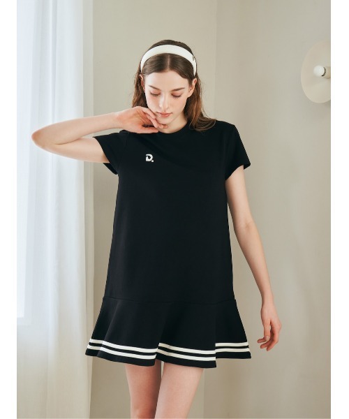Darich（ダーリッチ） 半袖ワンピース FREE ブラック レディース