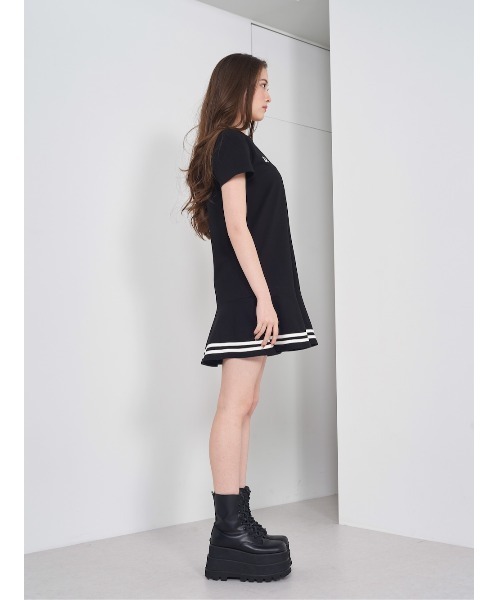 Darich（ダーリッチ） 半袖ワンピース FREE ブラック レディース
