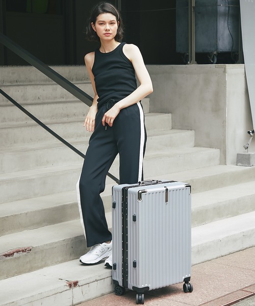 ANOTHER S」 キャリーバッグ M シルバーグレー レディース : ZOZOTOWN