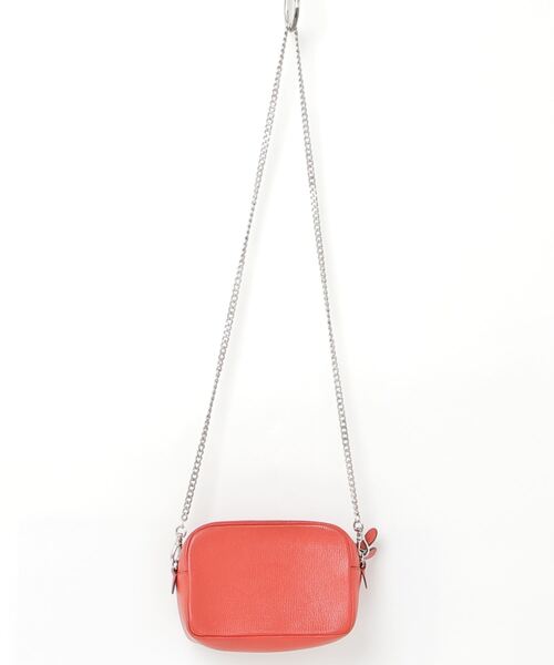 J&M DAVIDSON / ショルダーバッグ/--/RED J&M Davidson（J＆Mデヴィッドソン） 」 ショルダーバッグ - レッド