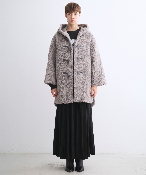 three dots（スリー ドッツ） ダッフルコート コート 「オーブリー