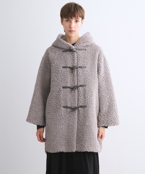 three dots（スリー ドッツ） ダッフルコート コート 「オーブリー