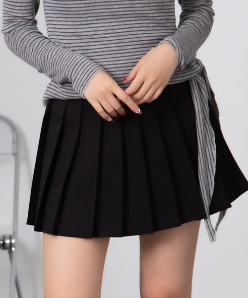 Chiina スカート Chiina /シンプルプリーツミニスカート : ZOZOTOWN