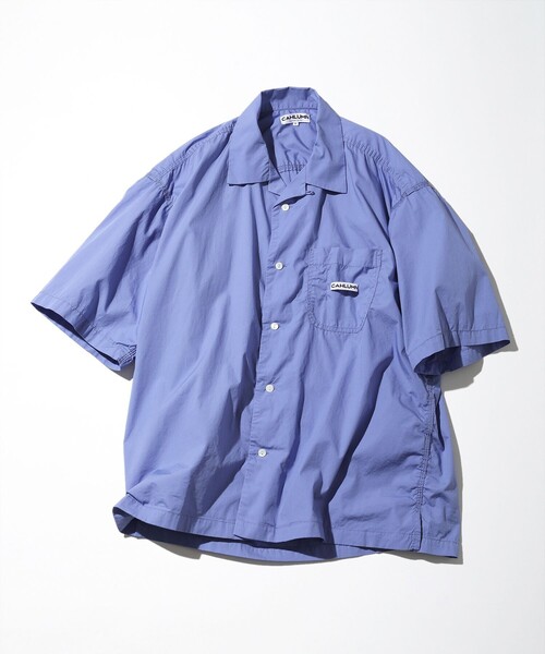 「CAHLUMN」 半袖シャツ X-LARGE サックスブルー メンズの画像