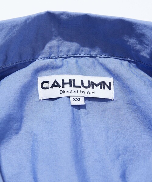 「CAHLUMN」 半袖シャツ X-LARGE サックスブルー メンズの画像