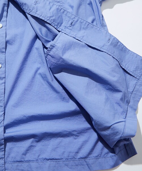 「CAHLUMN」 半袖シャツ X-LARGE サックスブルー メンズの画像