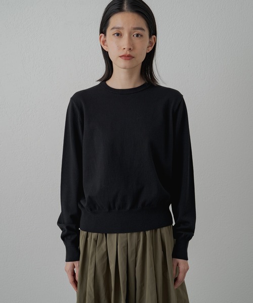 Loungedress（ラウンジドレス） 長袖ニット FREE ブルー レディース