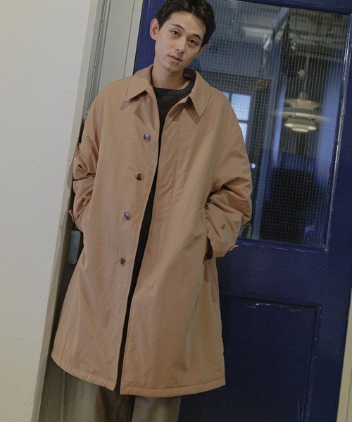 niko and…（ニコアンド） ステンカラーコート LARGE ベージュ メンズ