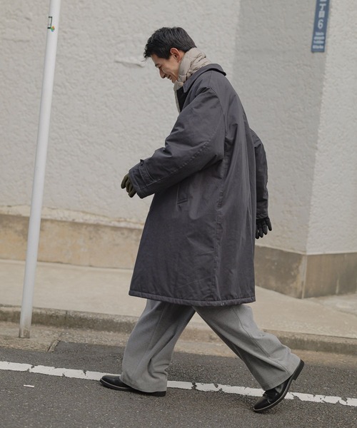 niko and…（ニコアンド） ステンカラーコート LARGE ベージュ メンズ