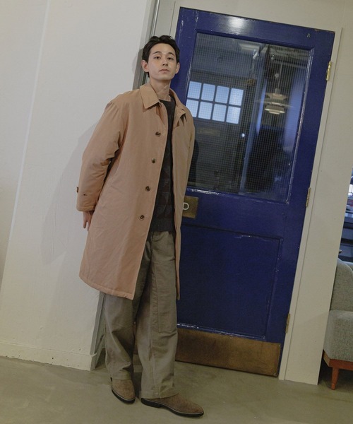 niko and…（ニコアンド） ステンカラーコート LARGE ベージュ メンズ