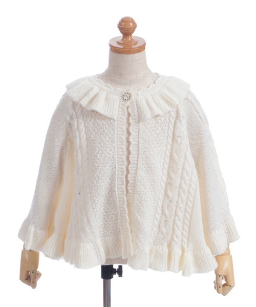 axes femme（アクシーズ ファム） カーディガン パール使いニット